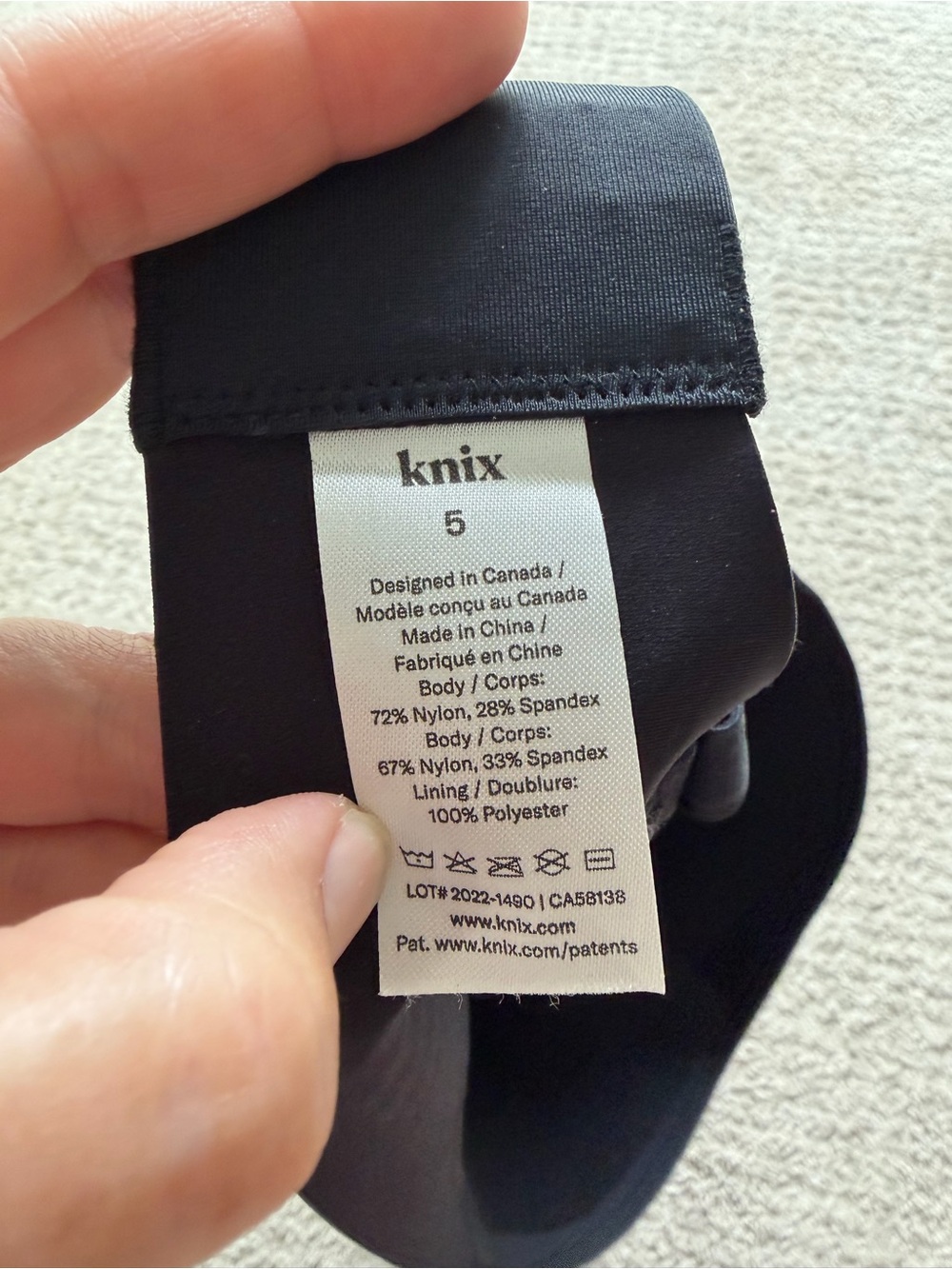 NWT New Knix Your WingWoman Contour Bra in Black Size 5 (38C) - Picture 6 of 6